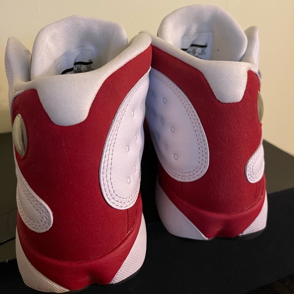 Gently worn, no creases, good condition Air Jordan Nike-13 Retro, Grey Toe. - Picture 4 of 9